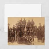 バッファローの戦士:アメリカの黒い戦闘騎兵 ポストカード (正面/裏面)