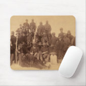 バッファローの戦士：アメリカの黒い戦闘騎兵 マウスパッド (マウス)