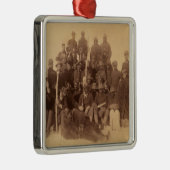 バッファローの戦士：アメリカの黒い戦闘騎兵 メタルオーナメント (右)