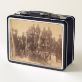 バッファローの戦士:アメリカの黒い戦闘騎兵 メタルランチボックス (裏面)