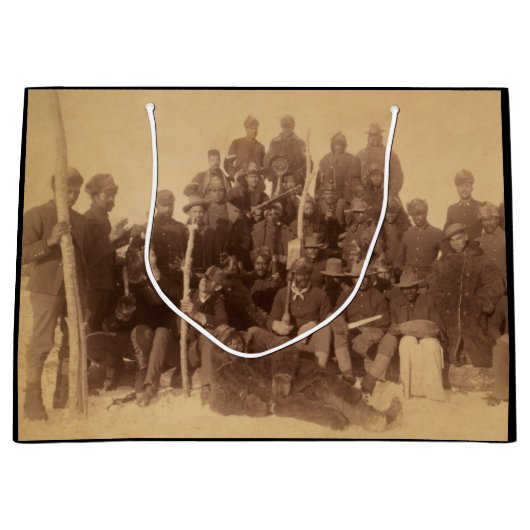 バッファローの戦士：アメリカの黒い戦闘騎兵 ラージペーパーバッグ (正面)