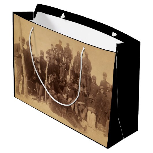 バッファローの戦士：アメリカの黒い戦闘騎兵 ラージペーパーバッグ (裏面アングル)