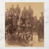 バッファローの戦士:アメリカの黒い戦闘騎兵 ワインラベル (シングルラベル)