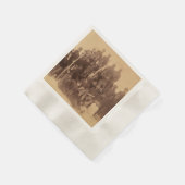 バッファローの戦士:アメリカの黒い戦闘騎兵 縁ありカクテルナプキン (角)