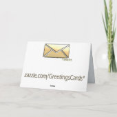 バッファローの挨拶状 カード (裏面)