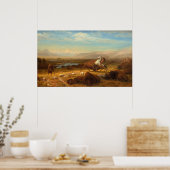 バッファローの最後 – アルバート・ビエルシュタットファインアートポスター ポスター (キッチン)