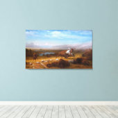 バッファローの最後 キャンバスプリント (インサイチュ (ウッドフロア))