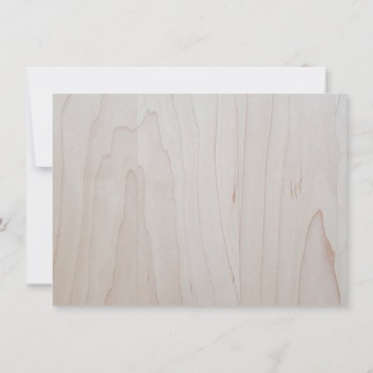 バッファローの格子縞のシカの頭部 サンキューカード (裏面)