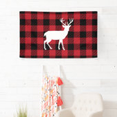 バッファローの格子縞-シカ 横断幕 (インサイチュ)