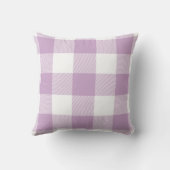 バッファローの点検のパステル調のラベンダーの紫色 クッション (裏面)