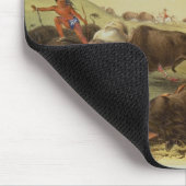 バッファローの狩り マウスパッド (コーナー)