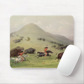 バッファローの狩り、c.1832 マウスパッド (マウス)