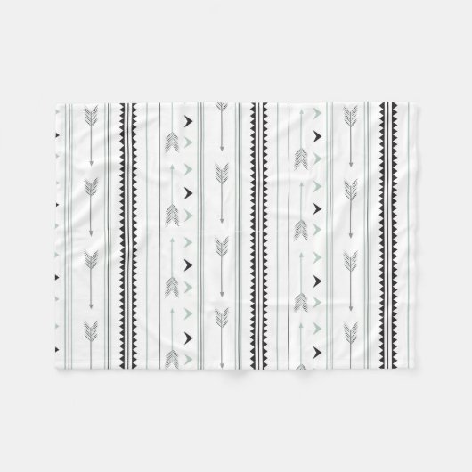 バッファローの矢 フリースブランケット (正面(横))