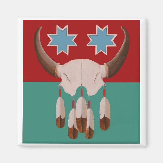 バッファローの精神を讃える マグネット (正面)