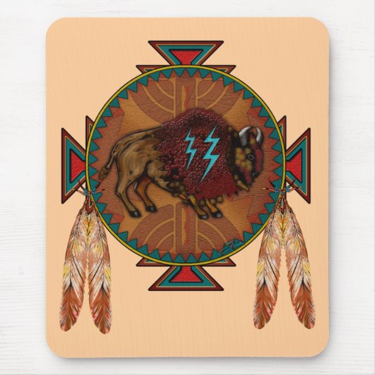 バッファローの精神 マウスパッド (正面)