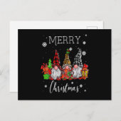 バッファローの3つの格言プレイクリスマスグノーム ポストカード (正面/裏面)