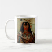 バッファローのBullの背部脂肪頭部の主な血の種族 コーヒーマグカップ (左)