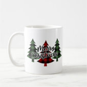 バッファローは赤と緑のメリークリスマスを祈る コーヒーマグカップ (左)