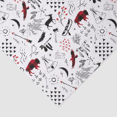 バッファローアドベンチャーブラック&レッドプレイドID599 薄葉紙 (詳細)