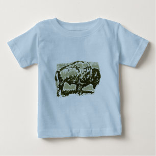 バッファローアート ベビーTシャツ