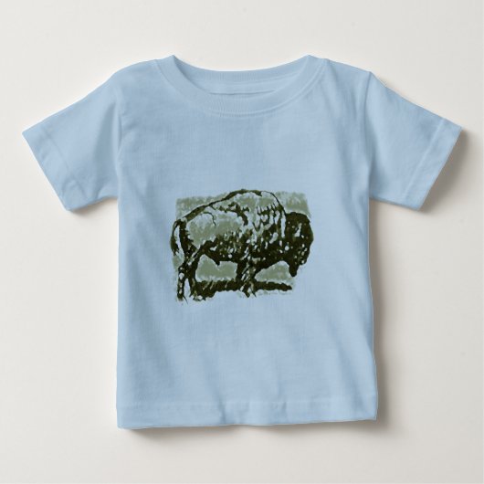 バッファローアート ベビーTシャツ (正面)