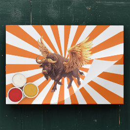 バッファローウィングズティアウェイ紙ランチョンマット ペーパーパッド