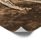 バッファローウォールアートの通りby RMBアート&デザイン ポスター (角)