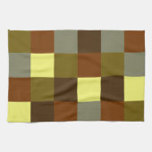 バッファローカラフルチェックのプレイド市松模様にパターン キッチンタオル (横)