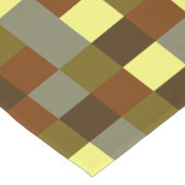 バッファローカラフルチェックプレイドファームハウスパターン ショートテーブルランナー (コーナー)