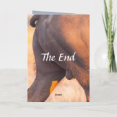 バッファローカードの両端ユーモアのある。 カード (裏面)