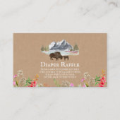 バッファローカードストックフローラおむつラッフル エンクロージャーカード (正面)