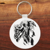 バッファローキーチェーン キーホルダー (正面)