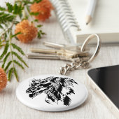 バッファローキーチェーン キーホルダー (側面)