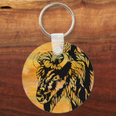 バッファローキーチェーン キーホルダー (正面)