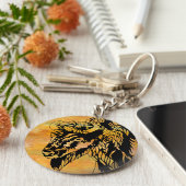 バッファローキーチェーン キーホルダー (側面)