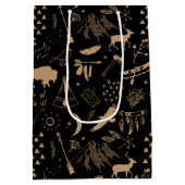 バッファロークラフト紙ジョイ&ピースID599 ミディアムペーパーバッグ (裏面)