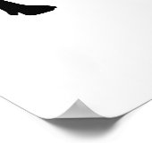 バッファローシルエット ポスター (角)