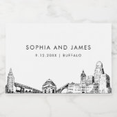 バッファロースカイラインミニ スパークリングワインラベル (シングルラベル)