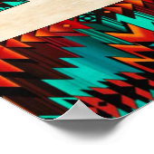 バッファロースカルと矢印 ポスター (角)