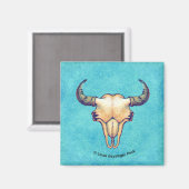 バッファロースカルターコイズウェスタン マグネット (正面/裏面)