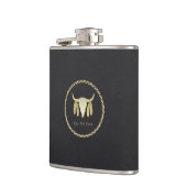 バッファロースカル フラスク (左)