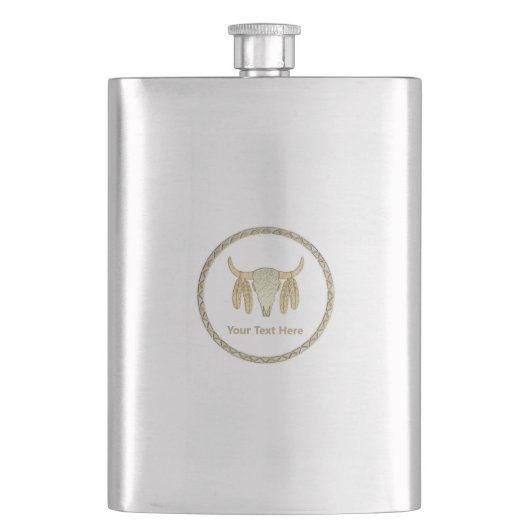 バッファロースカル フラスク (正面)