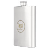 バッファロースカル フラスク (左)