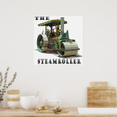 バッファロースプリングフィールド蒸気ローラー ポスター (キッチン)