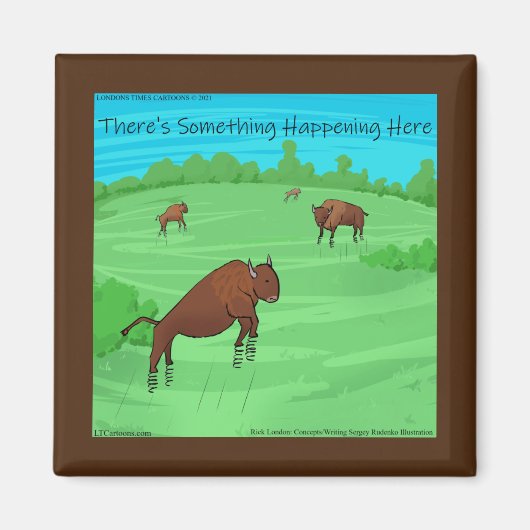 バッファロースプリングフェルドRickロンドン磁石 マグネット (正面)