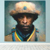 バッファローソルジャーII キャンバスプリント (インサイチュ (ウッドフロア))