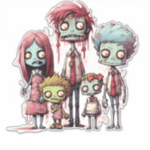 バッファローゾンビ シール (正面)