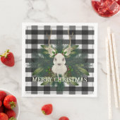 バッファローチェックのレインディア クリスマス (インサイチュ)
