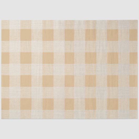 バッファローチェックの数値デカップシート 薄葉紙 (正面)