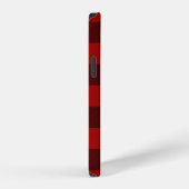 バッファローチェックの雄鹿 iPhoneケース (右側面)